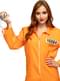 Disfraz de convicto naranja