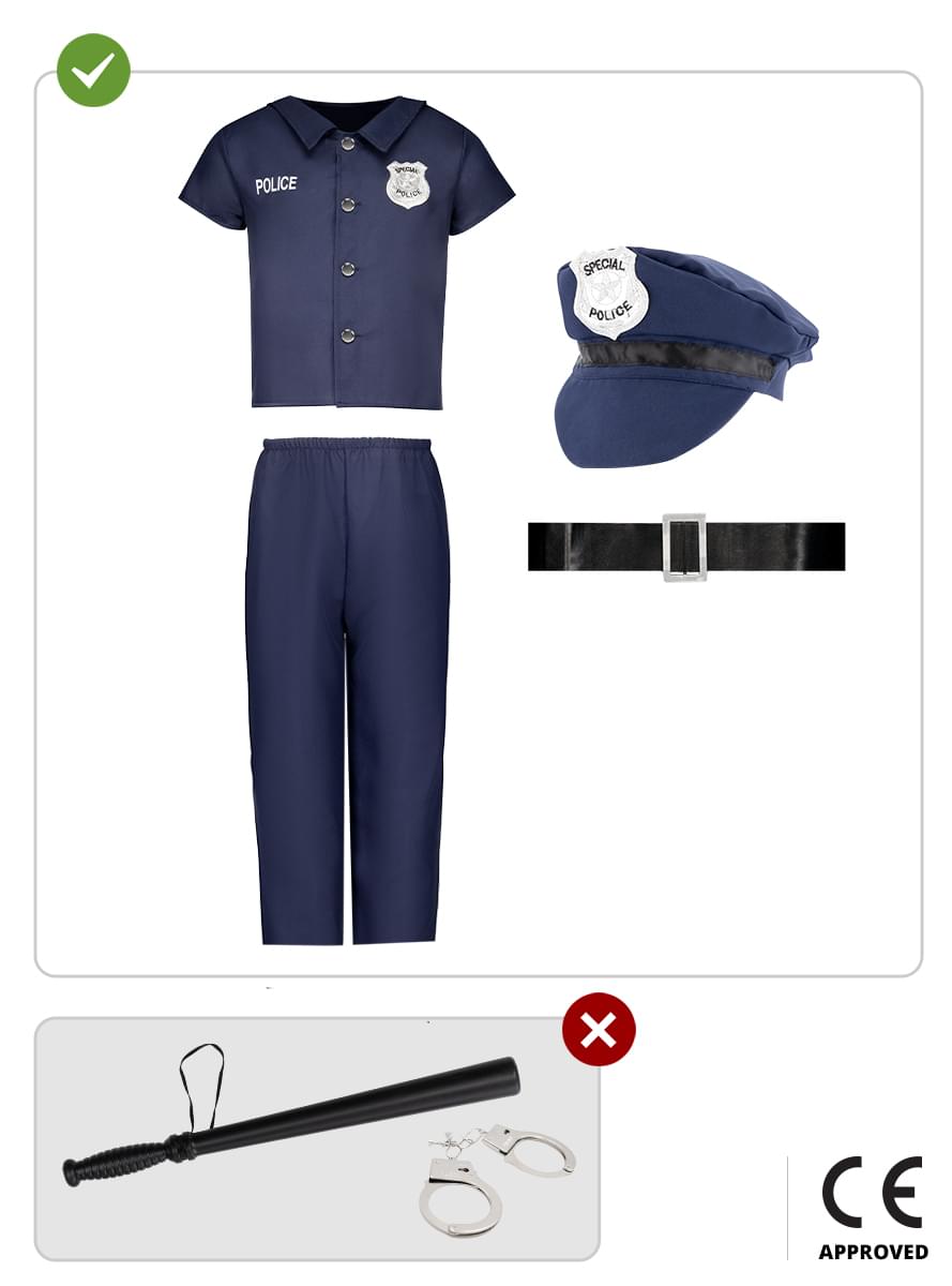 Zēni Policija kostīms
