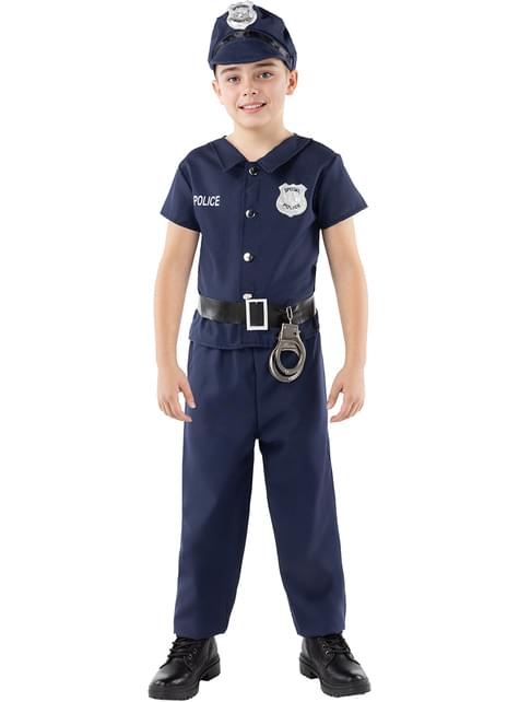 Costume Da Poliziotto Americano Per Ragazzi Ado (14-16 Anni) – Giacca, Pantaloni, Cintura E Cappello