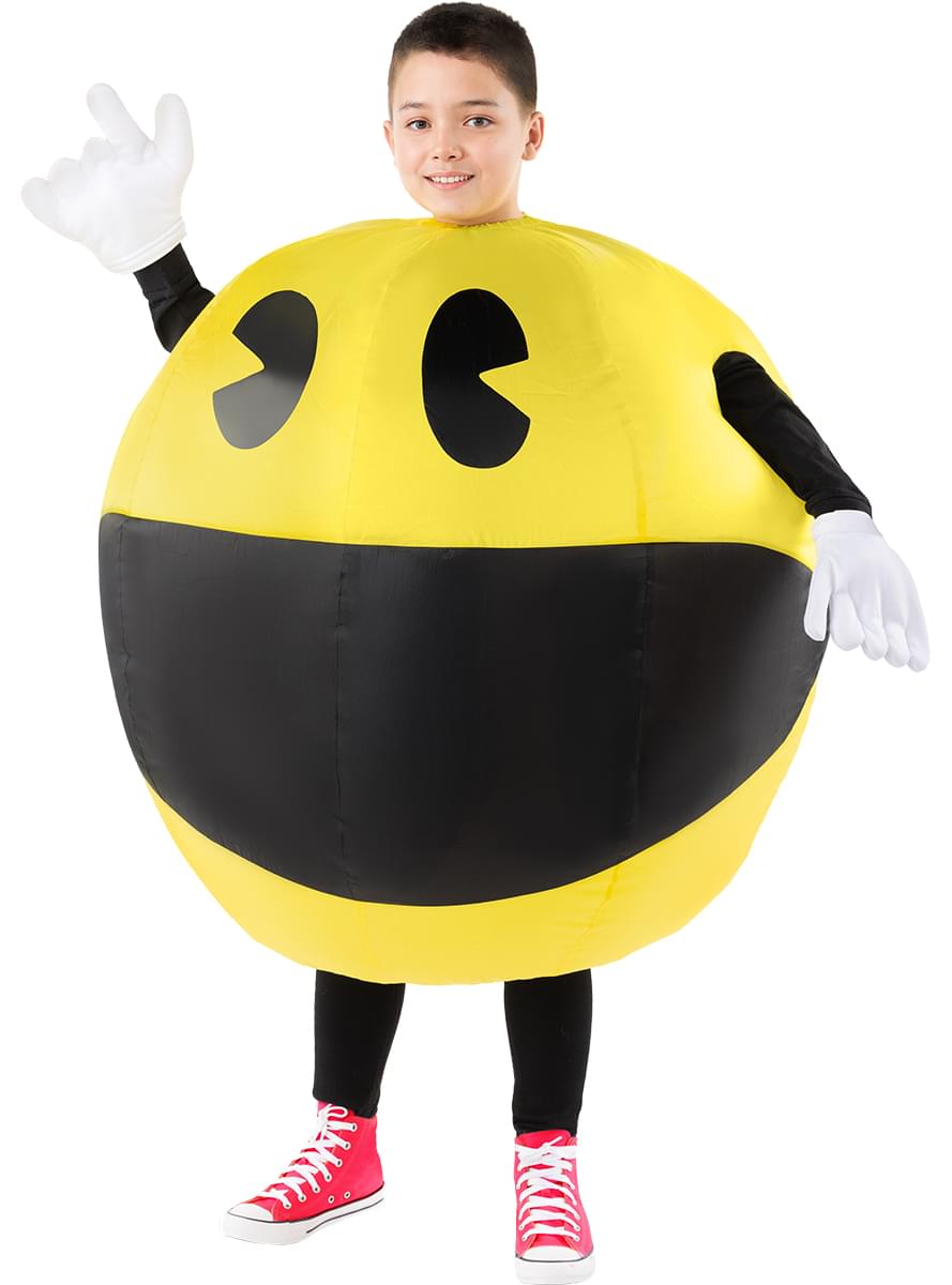 Hüpfiv Pac-Man kostüüm lastele