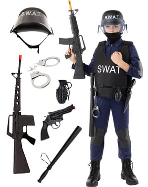 Disfraz de SWAT con accesorios para niño