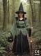 Costume da strega deluxe per bambina