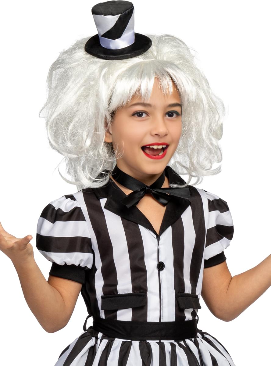 Costum Beetlejuice pentru fete