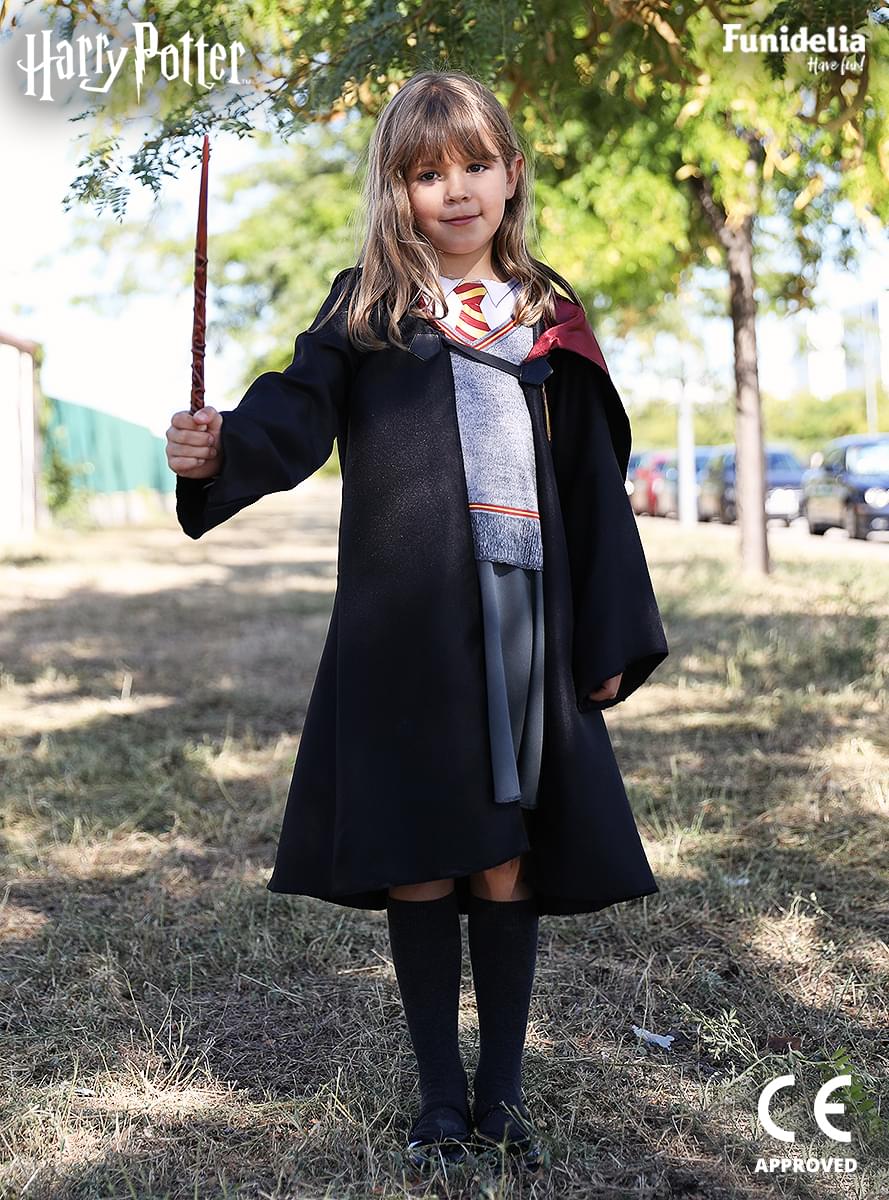 Hermione Granger kostiumas su priedais mergaitėms