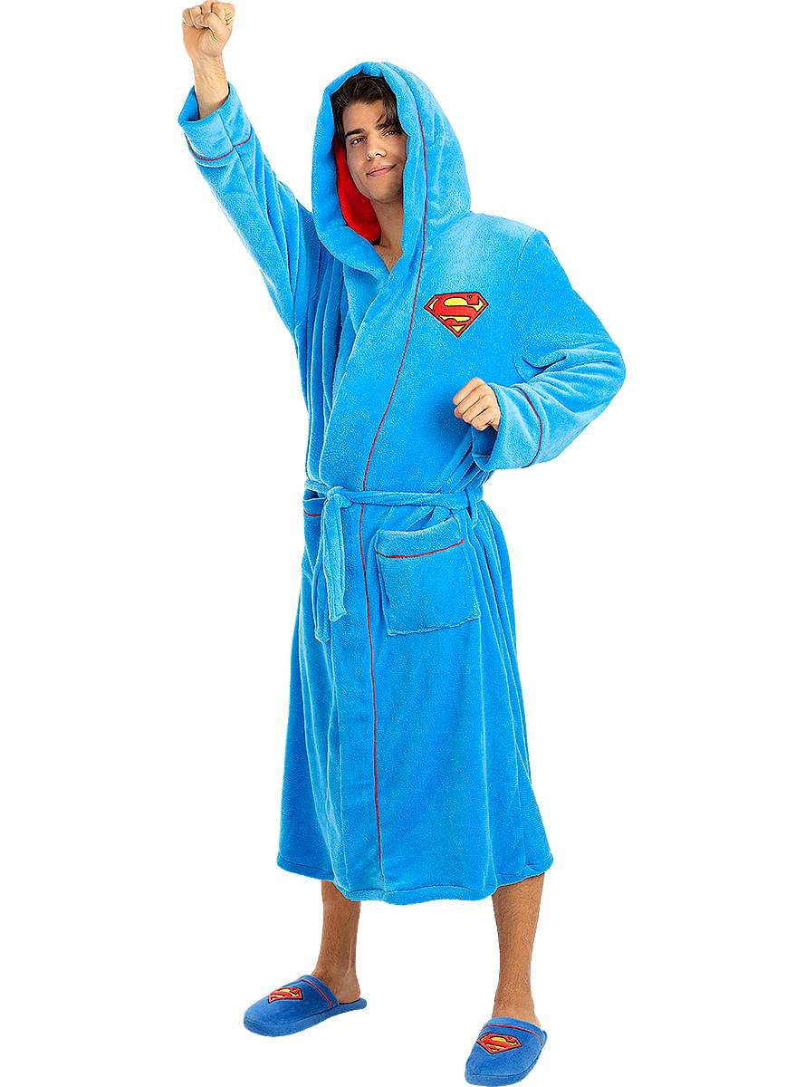 Superman Dressing Gown for Adults