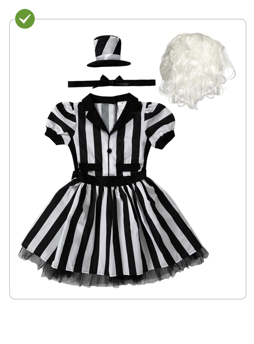 Beetlejuice Maskeraddräkt för henne
