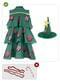 Fato de árvore de Natal para menina