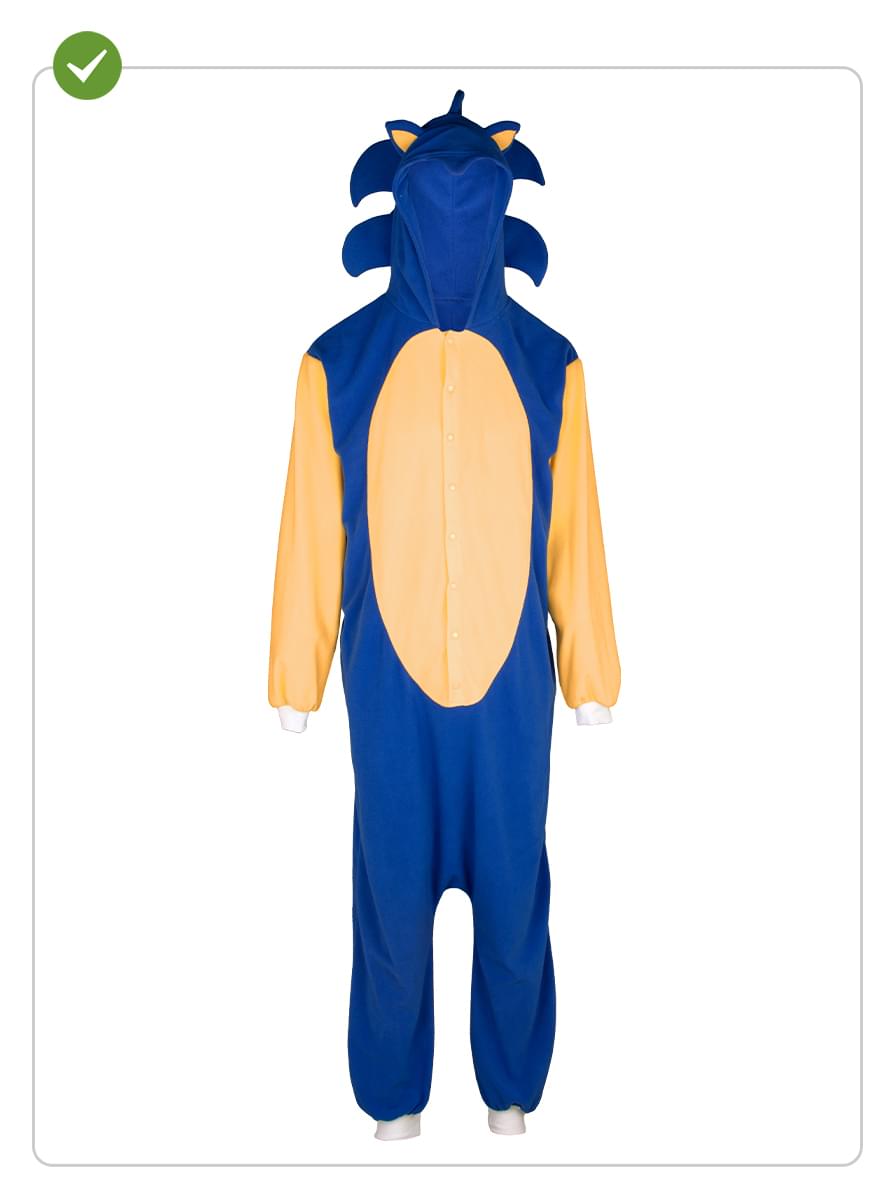 Sonic kostiumas su kapuči