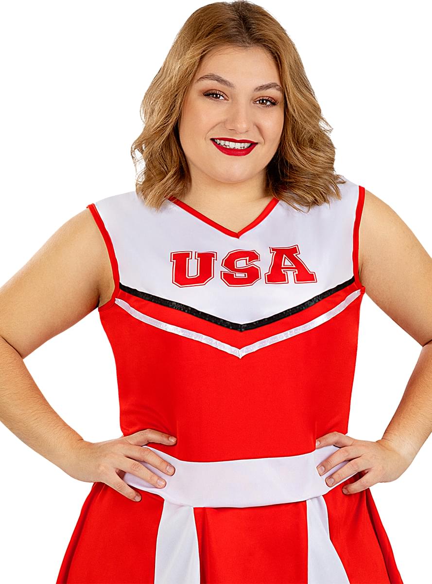 Costume da cheerleader taglie forti