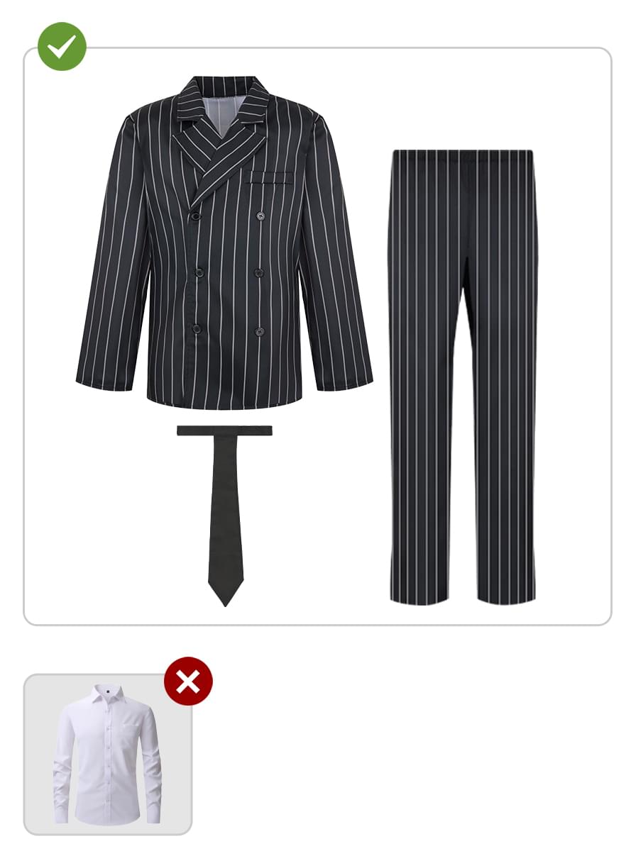 Gomez Addams kostume til mænd - The Addams Family
