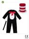 Kačių kostiumas su skrybėle vaikams - Cat in the hat