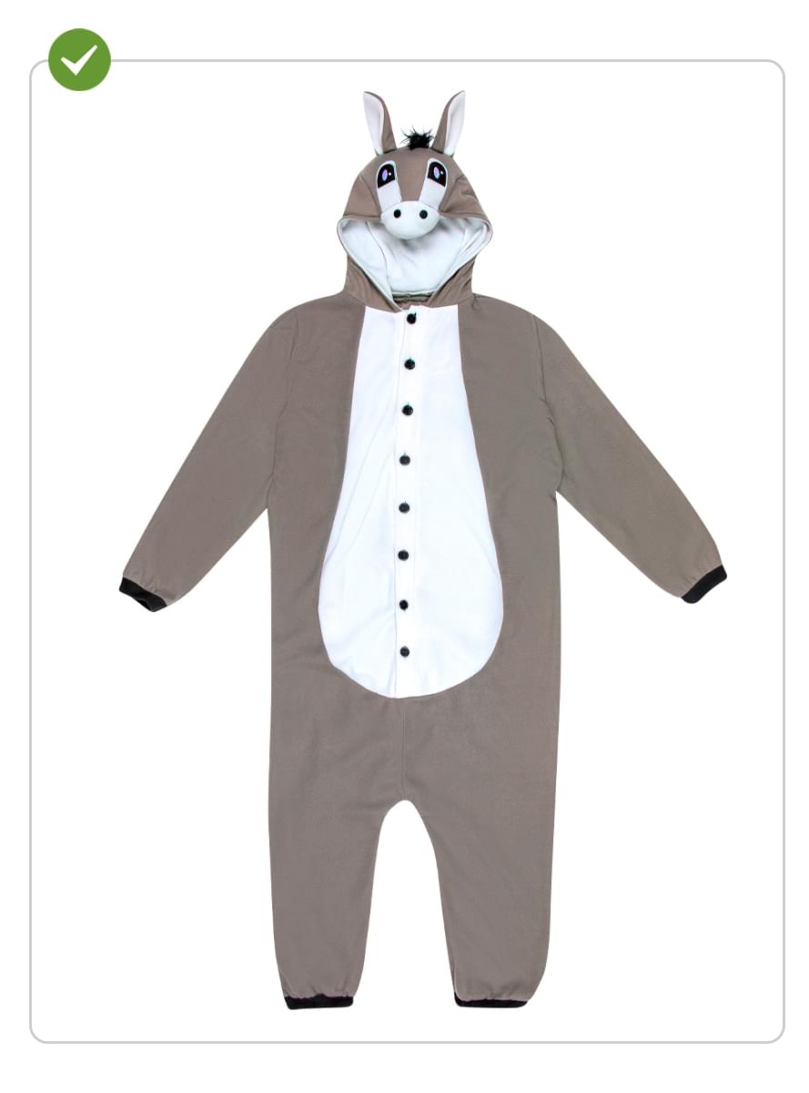 Strój Onesie Osioł dla dorosłych