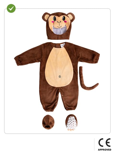 Kostým opičky pre malé deti