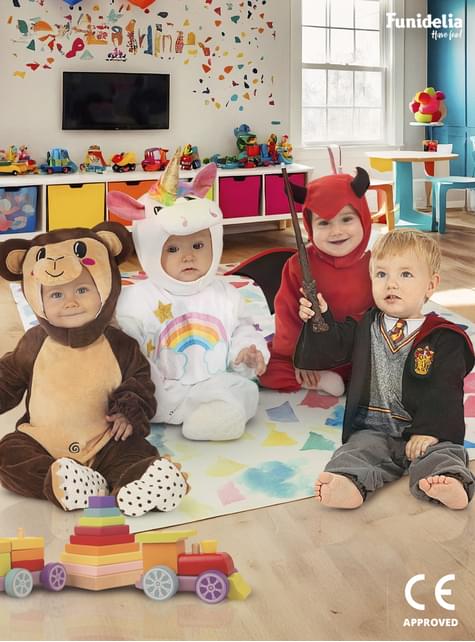 Kostým opičky pre malé deti