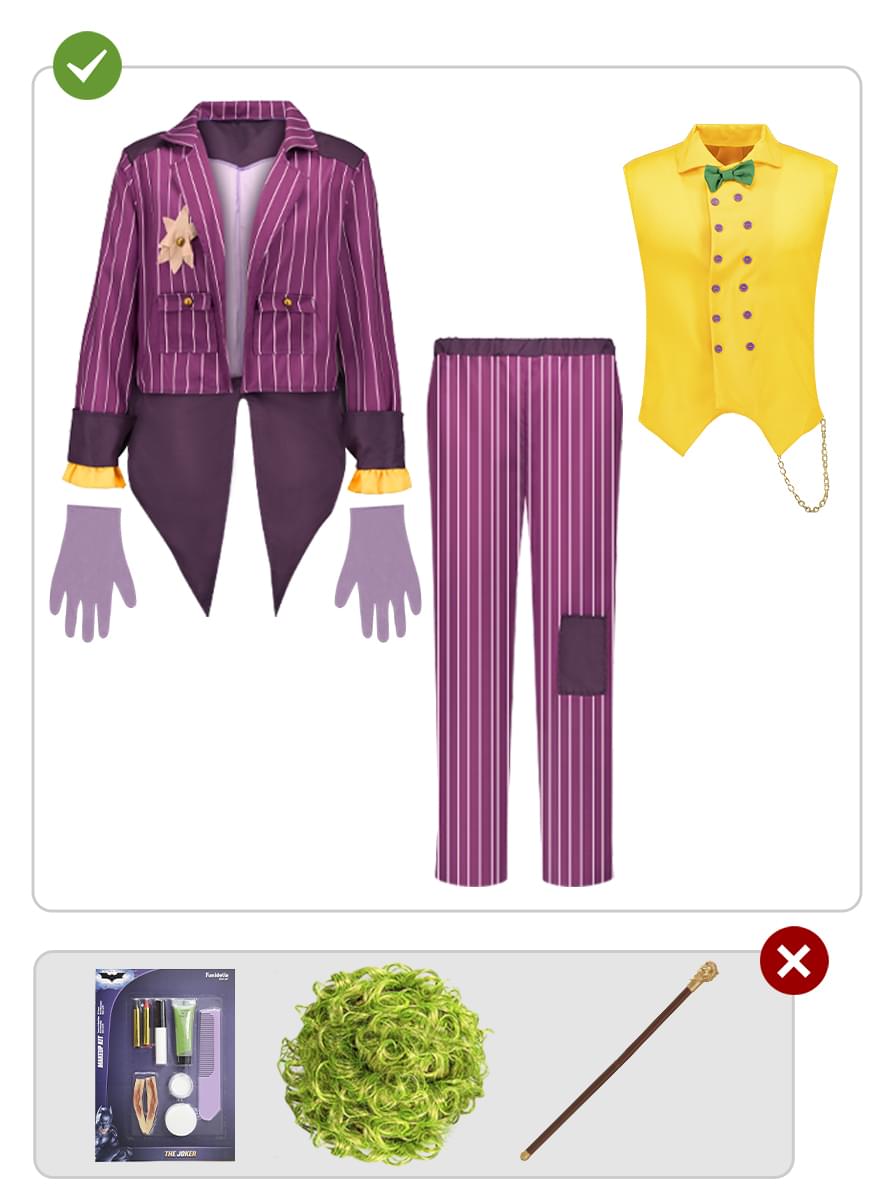 Joker kostume - Arkham City