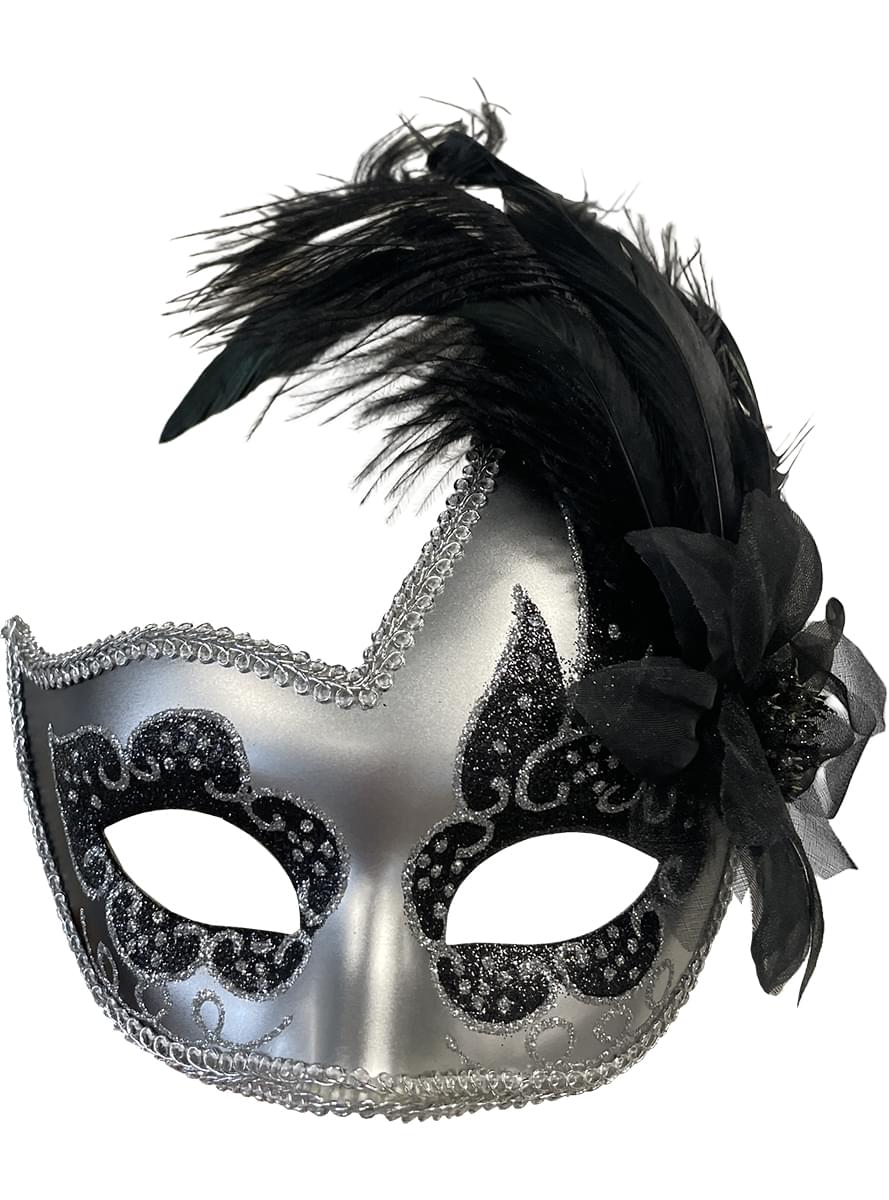 Venetiaans masker met veren