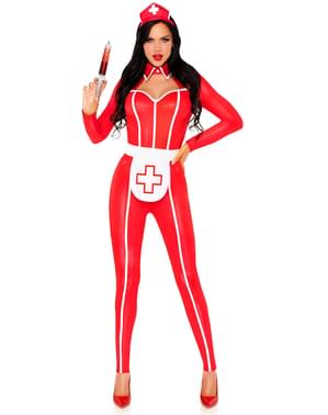 Costum sexy de asistentă pentru femei