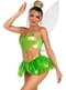 Disfraz de hada verde traviesa para mujer
