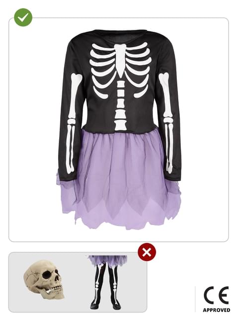 Skelettenkostuum Voor Meisjes