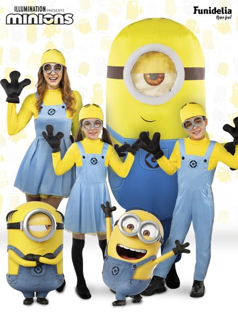 Kostum Minions Dave za dekleta