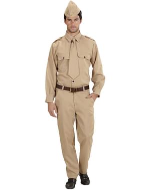 Costum de soldat Al Doilea Război Mondial pentru bărbat