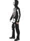 Skeletkostume, der lyser i mørket til mænd