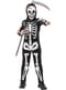 Skeletkostume der lyser i mørket til børn