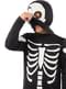 Costume scheletro che brilla al buio per bambino