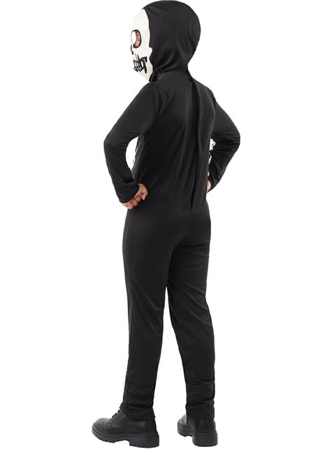 Dětský kostým kostry svítící ve tmě