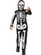 Skeletkostume der lyser i mørket til børn