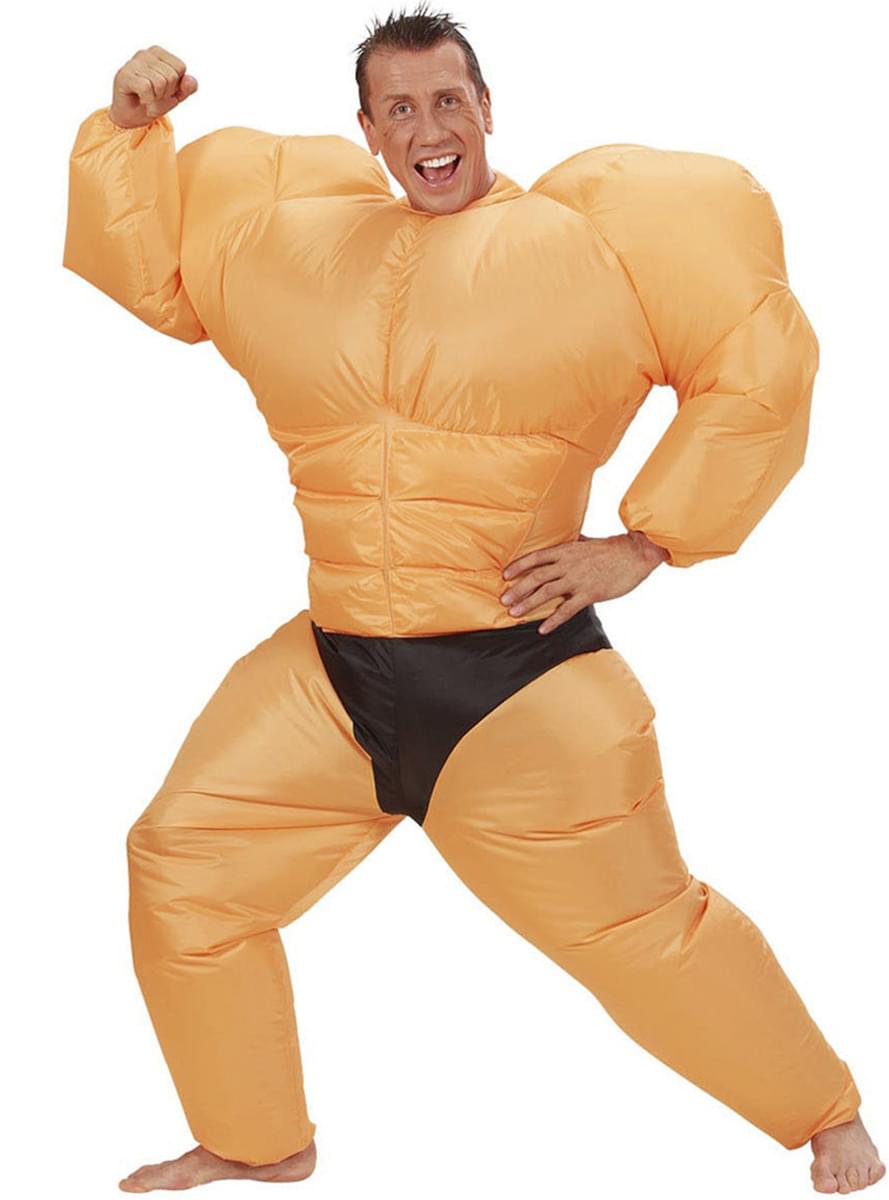 Man's Inflatable Muscular Costume. The coolest | Funidelia