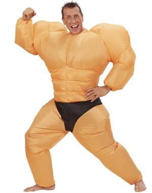 Man's Inflatable Muscular Costume