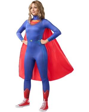 Fato de Supergirl para mulher - A Liga da Justiça