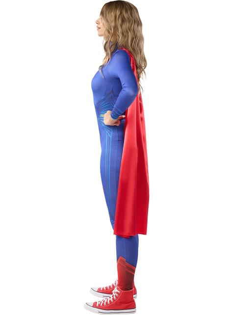 Supergirl Kostume Plusstørrelse - Justice League