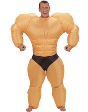 Déguisement musclé gonflable homme