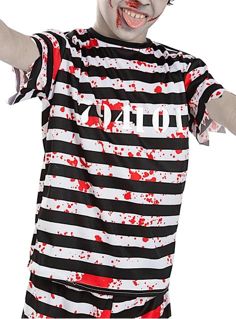 Costume da carcerato zombie per bambino