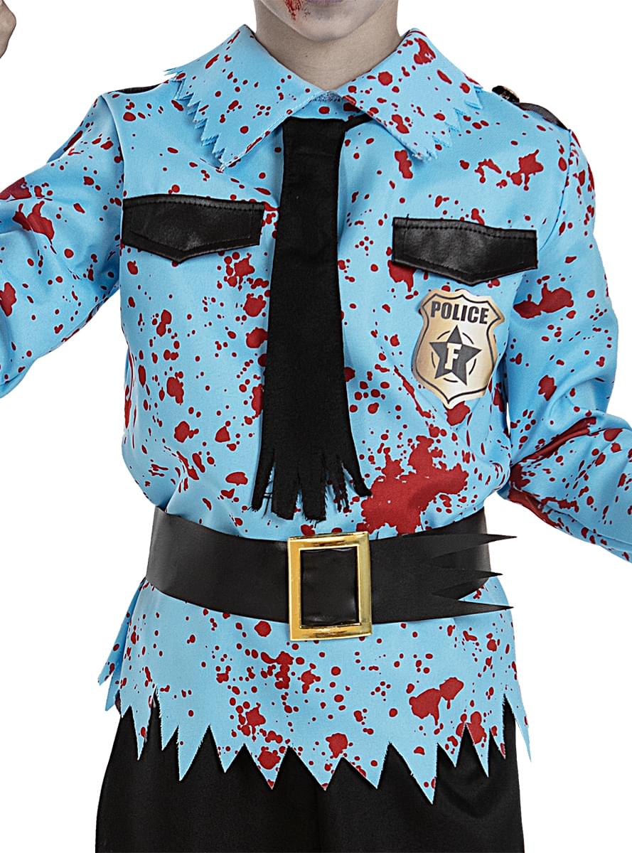 Zombie Politieagent Kostuum Voor Kinderen