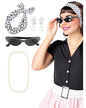 Set de accesorios de los Años 50