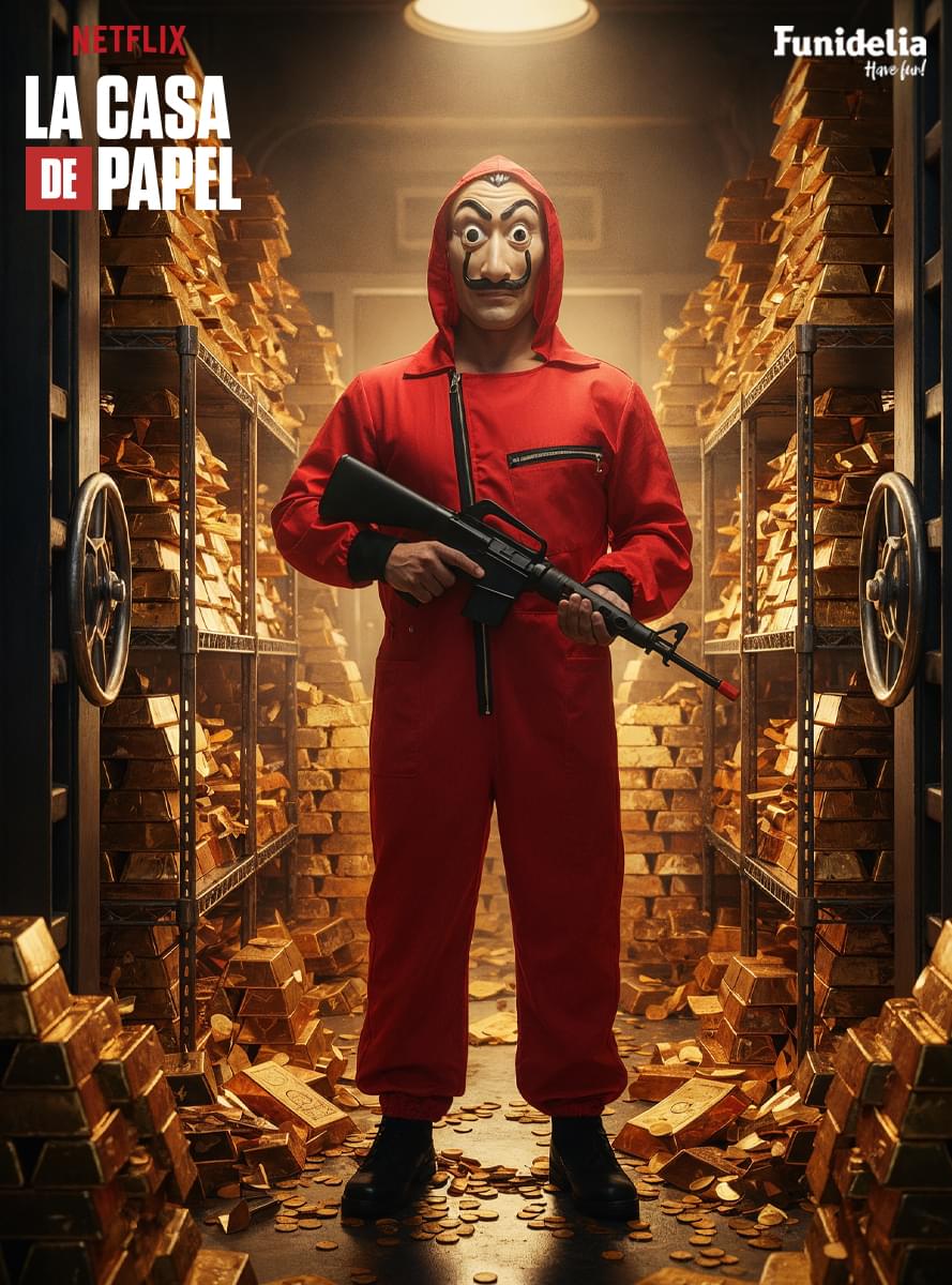 La Casa de Papel stórkostnað fatnaður – Netflix opinber