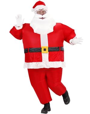 Opblaasbaar Kerstman kostuum voor mannen
