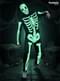 Glow in the dark skeleton costume for men