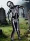 Second skin skeleton costume for children