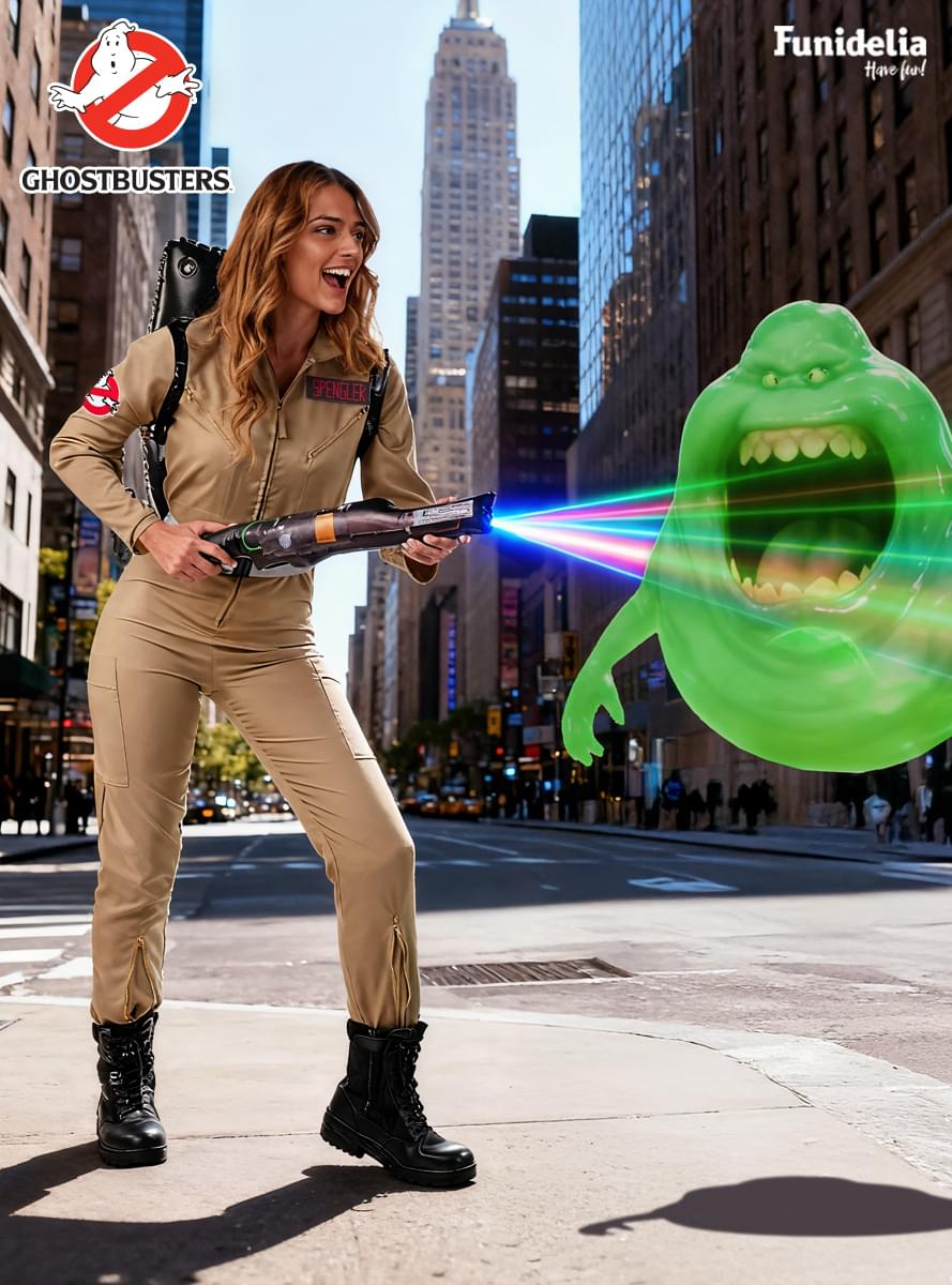 Ghostbusters Kostyme for kvinner i stor størrelse