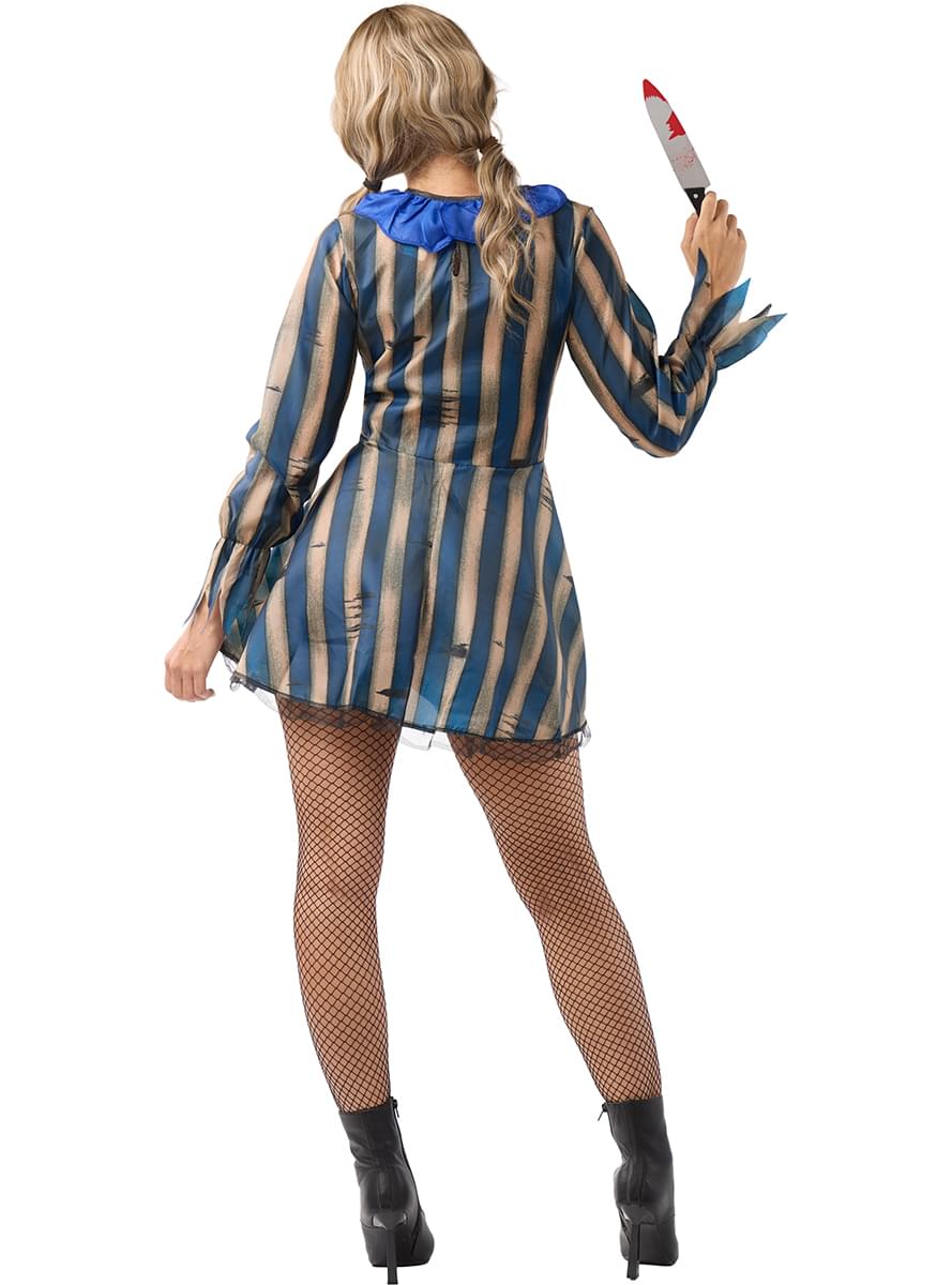Костюм жуткого клоуна для женщин большого размера