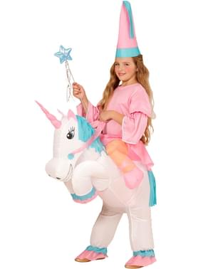 Disfraz hinchable de unicornio infantil
