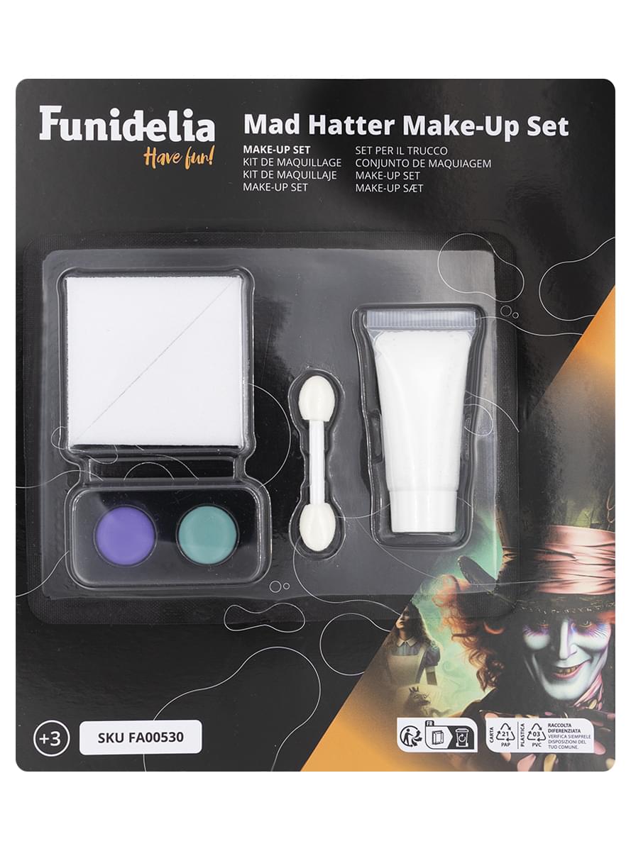 Set de maquilhagem Chapeleiro Louco