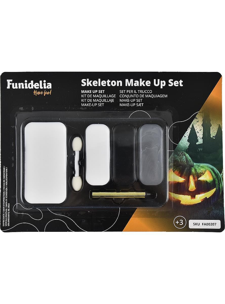 Skeleton makeup set