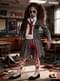 Fato de estudante zombie para menina