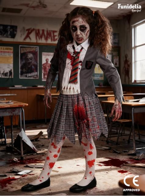 Zombi Diák Jelmez Lányoknak