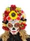 Catrina Day of the Dead Mask with Flowers